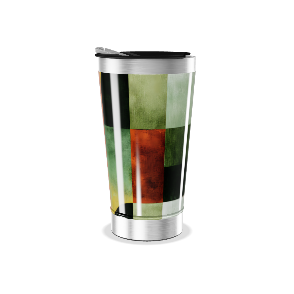 Copo Térmico - Estampa Geométrica Colorida