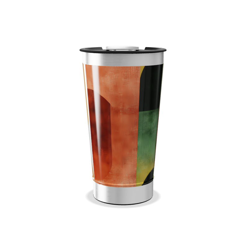 Copo Térmico - Estampa Geométrica Colorida