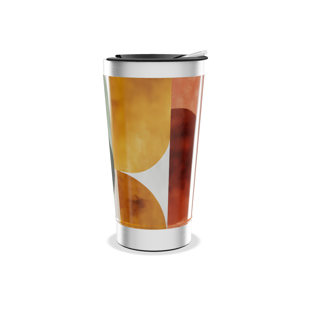 Copo Térmico - Estampa Geométrica Colorida