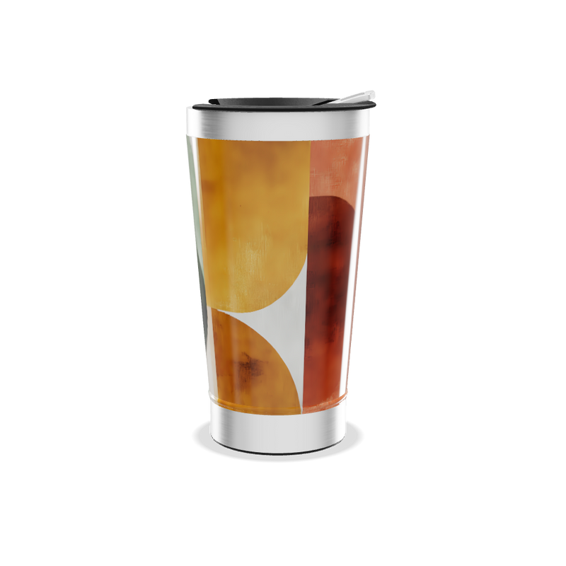 Copo Térmico - Estampa Geométrica Colorida