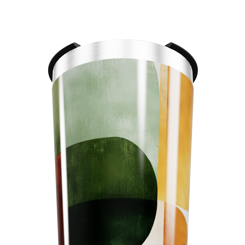 Copo Térmico - Estampa Geométrica Colorida