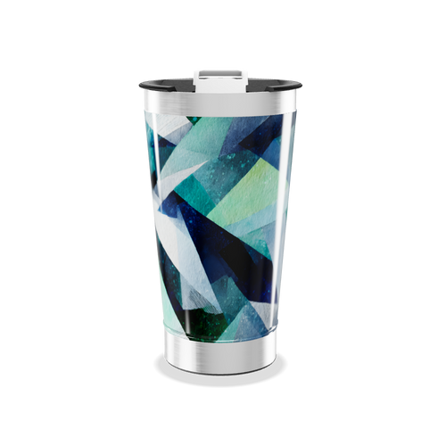 Copo Térmico - Estampa Geométrica Colorida