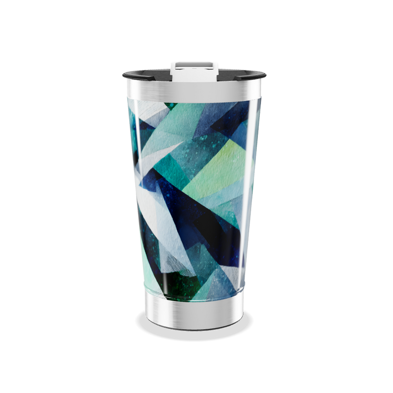 Copo Térmico - Estampa Geométrica Colorida