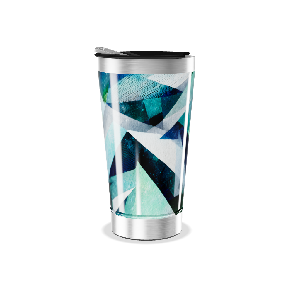 Copo Térmico - Estampa Geométrica Colorida