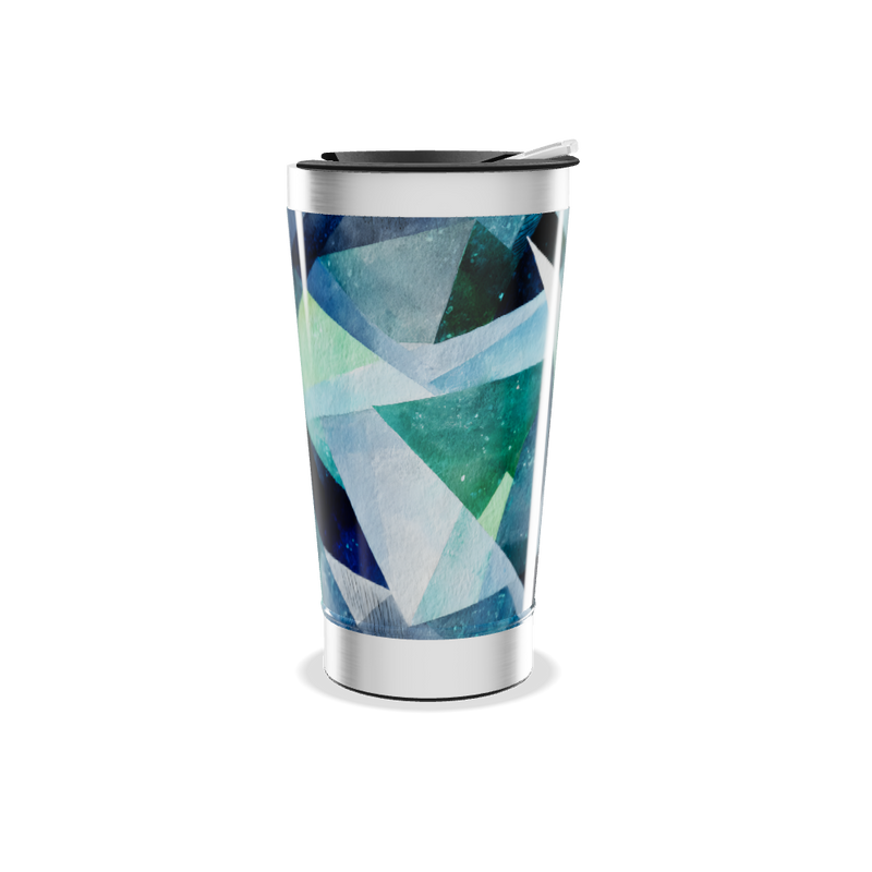 Copo Térmico - Estampa Geométrica Colorida