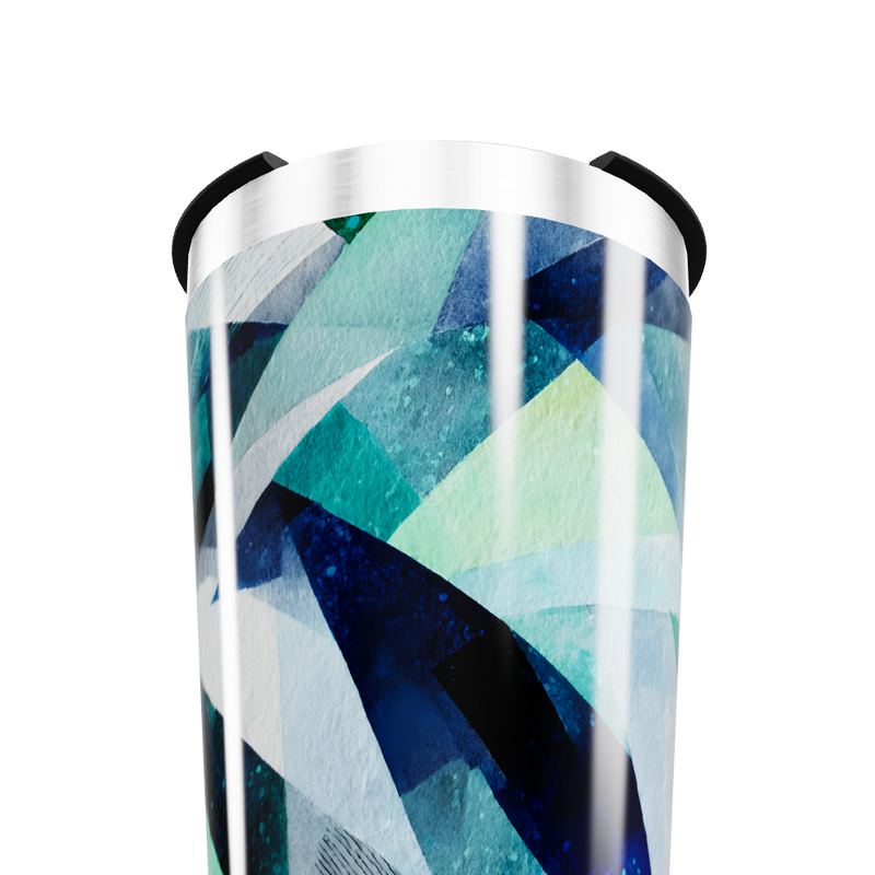 Copo Térmico - Estampa Geométrica Colorida