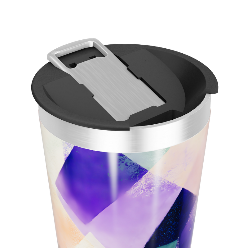 Copo Térmico - Estampa Geométrica Colorida