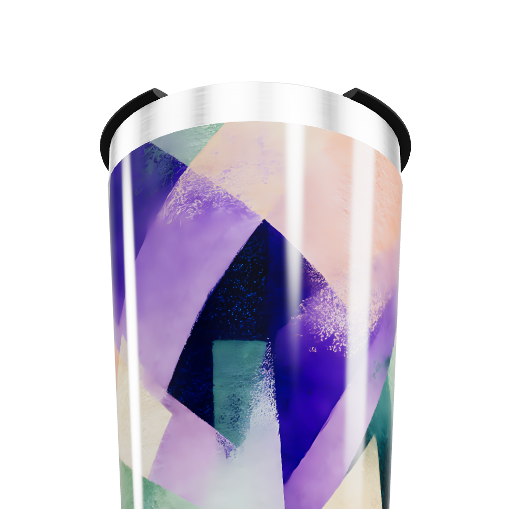 Copo Térmico - Estampa Geométrica Colorida