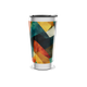 Copo Térmico - Geométrico Colorido Inox
