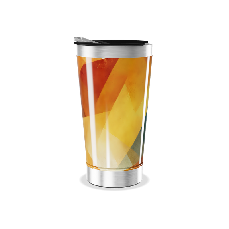 Copo Térmico - Estampa Geométrica Colorida
