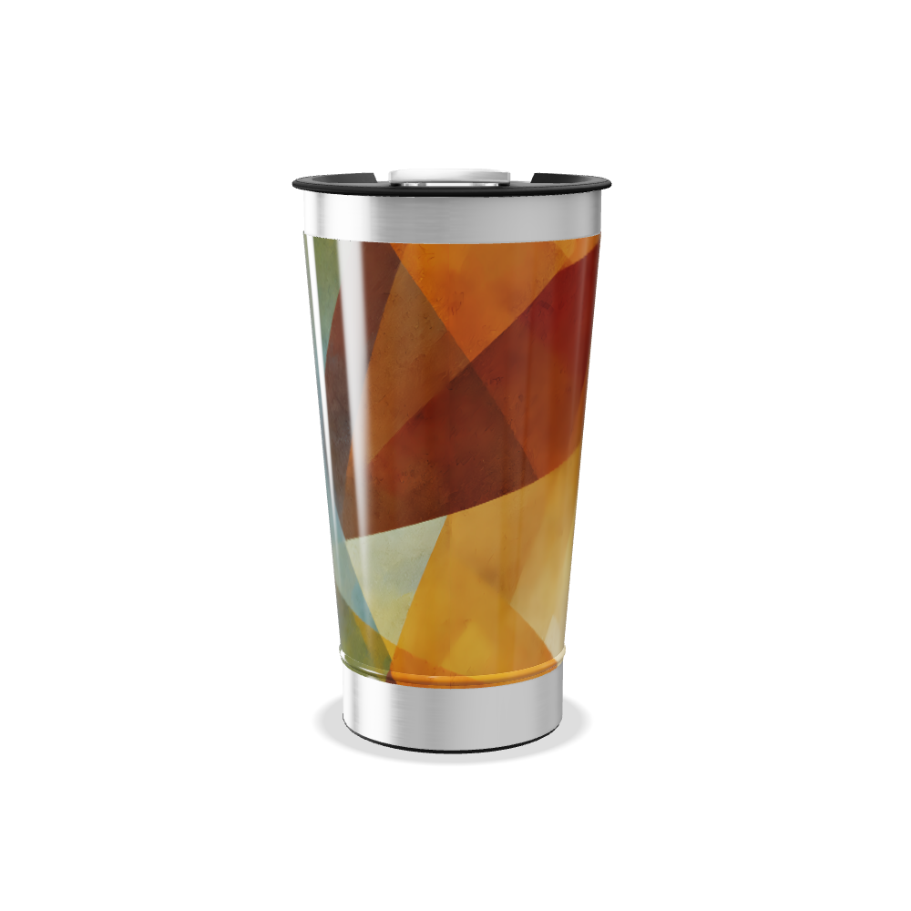 Copo Térmico - Estampa Geométrica Colorida
