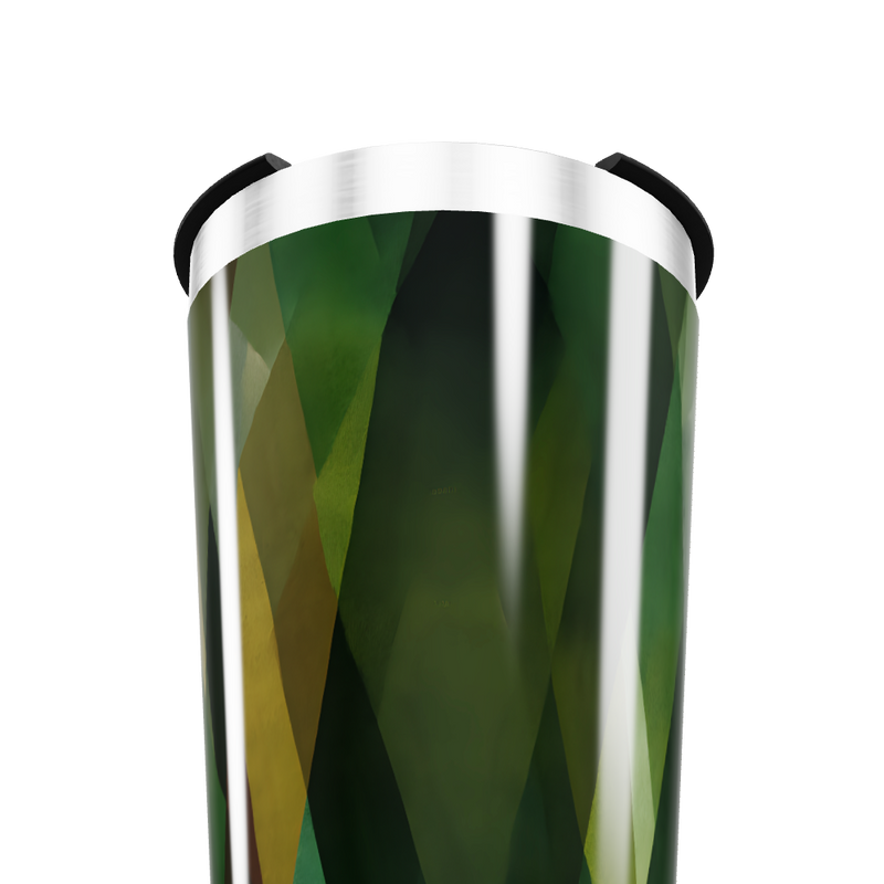 Copo Térmico - Verde Geométrico Inox