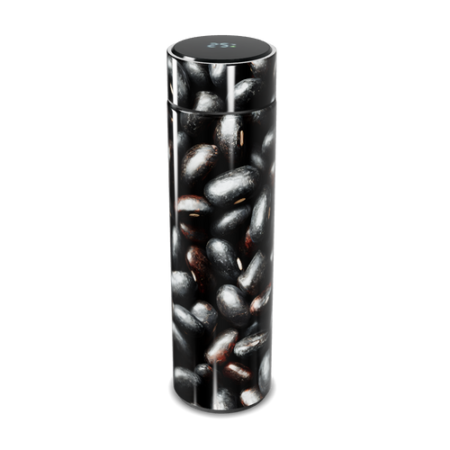 Garrafa Térmica Touch - Grãos Preto Inox