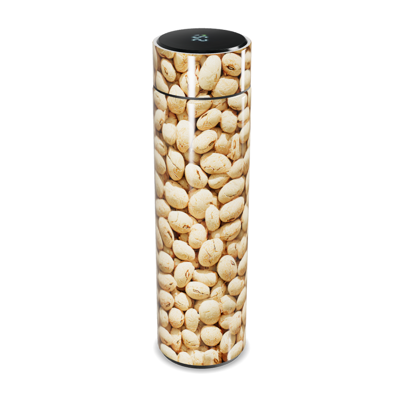 Garrafa Térmica Touch - Estampa Grãos Cafés