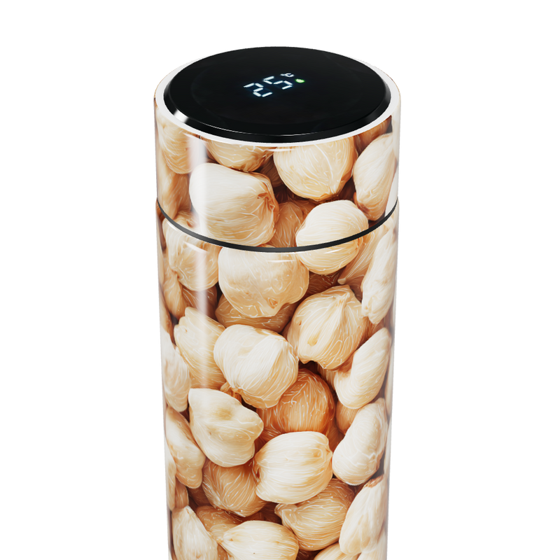 Garrafa Térmica Touch - Estampa Nozes Digital