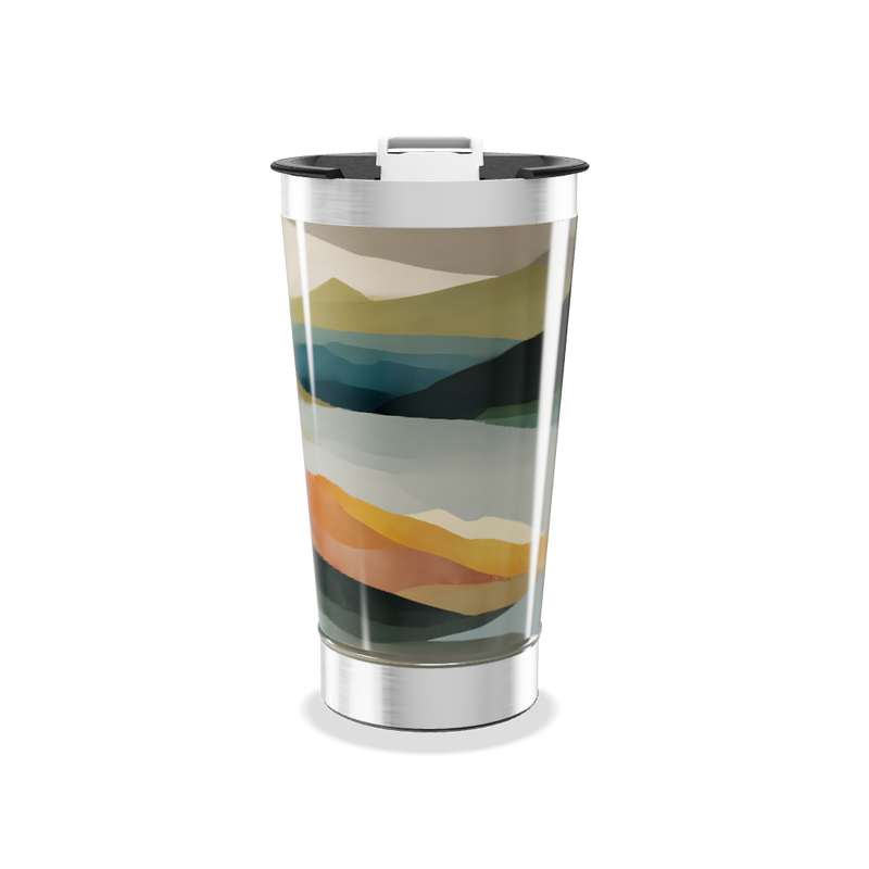 Copo Térmico - Paisagem Colorida Inox