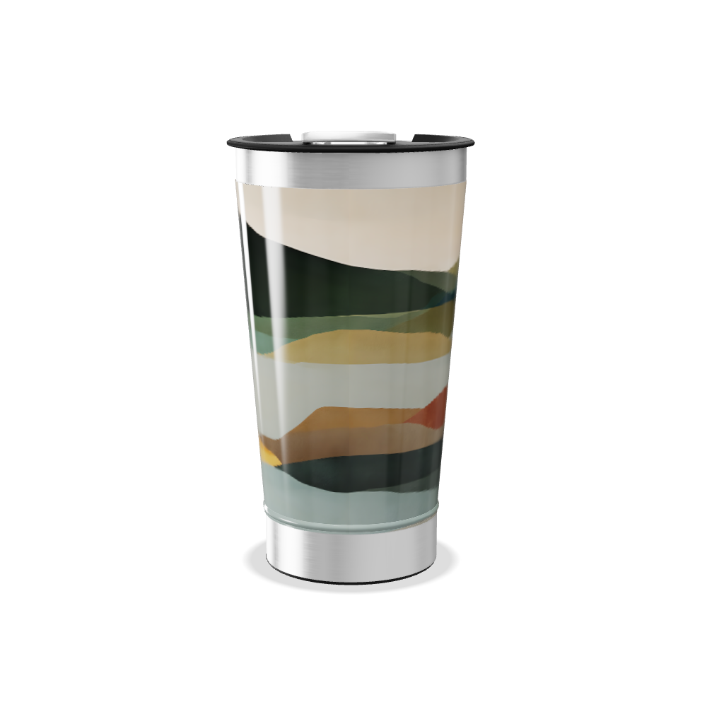 Copo Térmico - Paisagem Colorida Inox