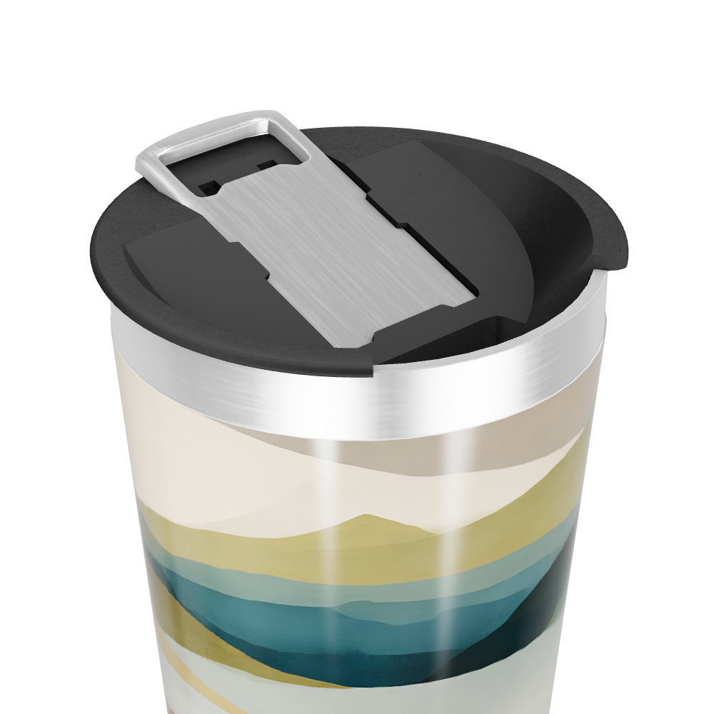 Copo Térmico - Paisagem Colorida Inox