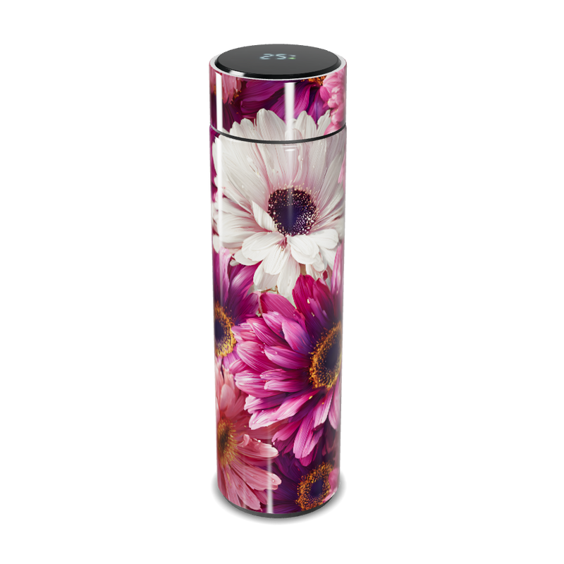 Garrafa Térmica Touch - Floral Colorida Inox