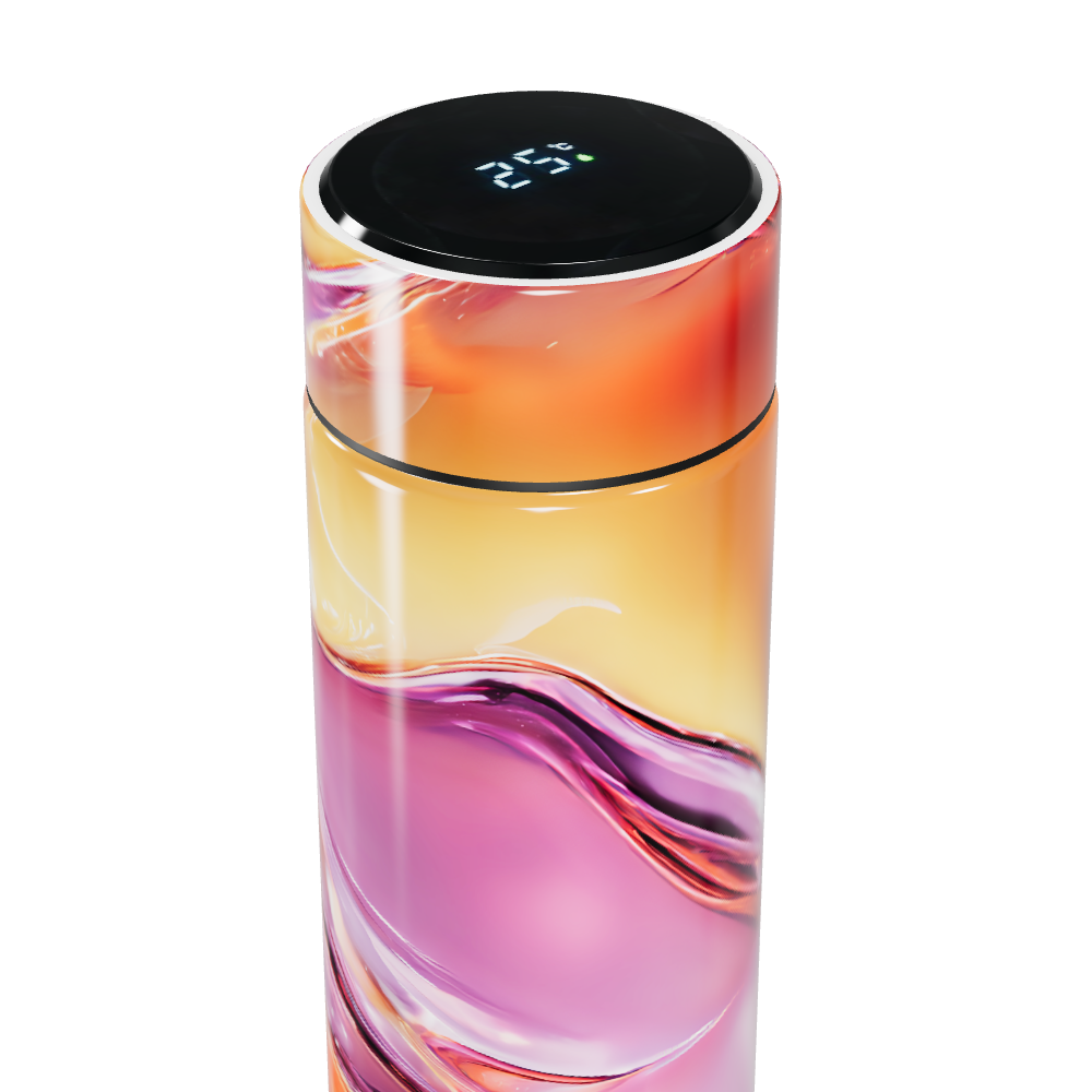 Garrafa Térmica Touch - Multicolorida Vidro