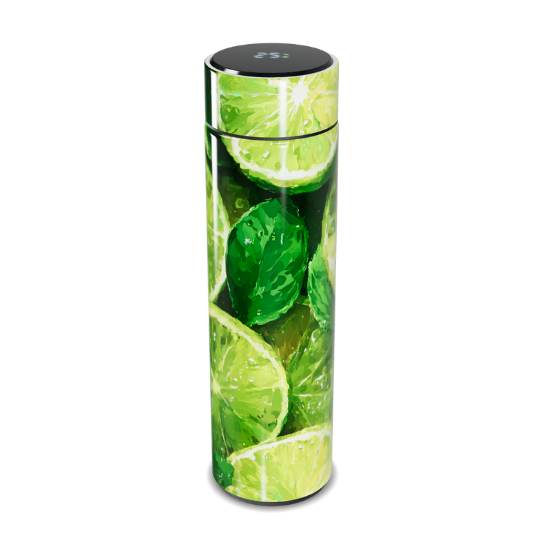 Garrafa Térmica Touch - Estampa Limão Verde