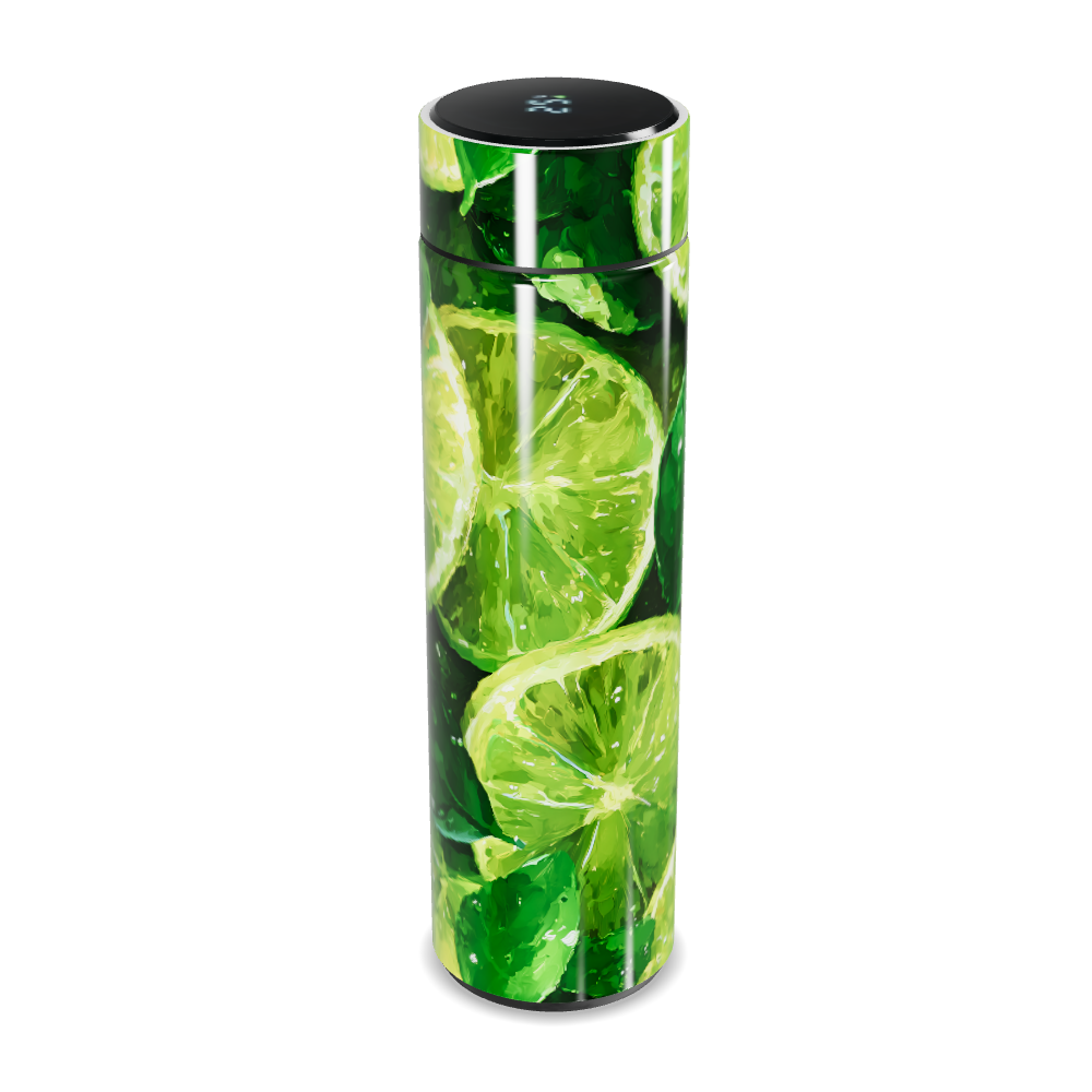 Garrafa Térmica Touch - Estampa Limão Verde