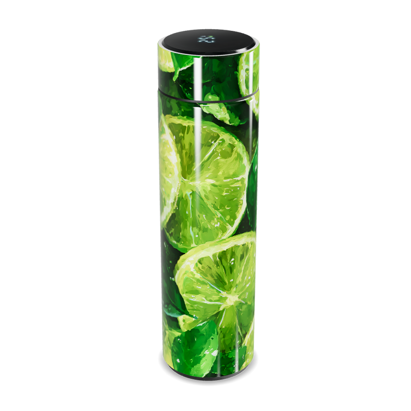 Garrafa Térmica Touch - Estampa Limão Verde