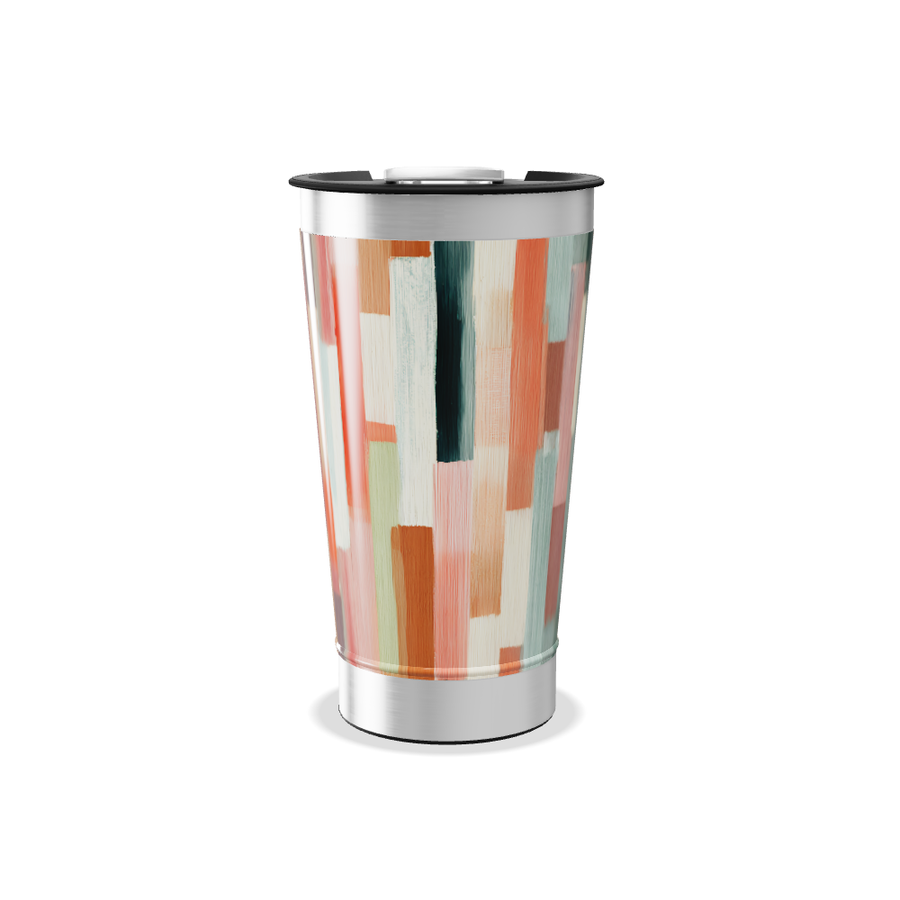 Copo Térmico - Estampa Colorida Vertical
