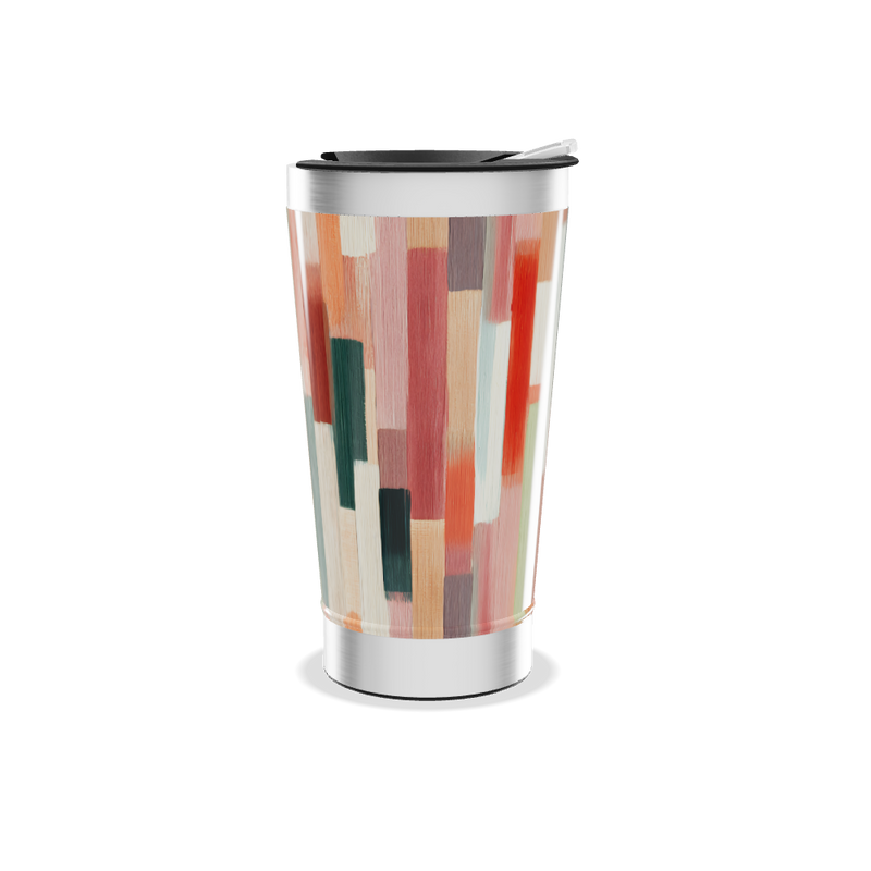 Copo Térmico - Estampa Colorida Vertical