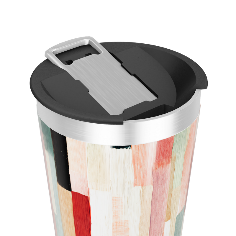 Copo Térmico - Estampa Colorida Vertical