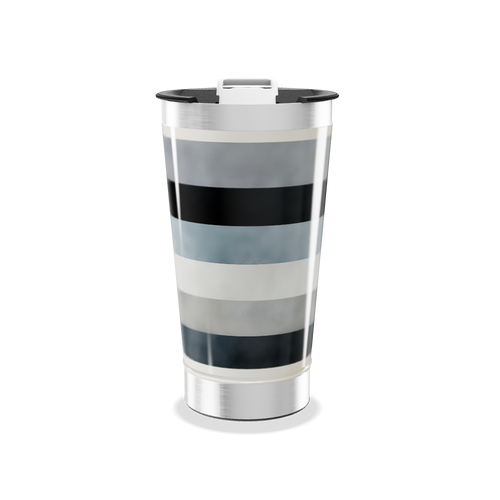 Copo Térmico - Listras Multicolor Inox