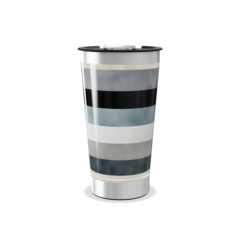 Copo Térmico - Listras Multicolor Inox