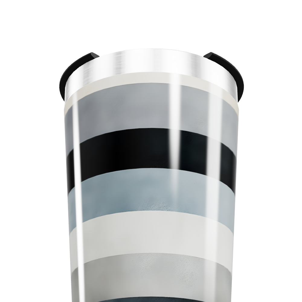 Copo Térmico - Listras Multicolor Inox