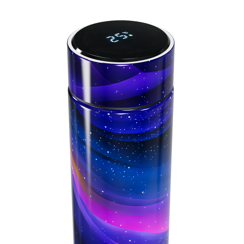 Garrafa Térmica Touch - Estampa Galáxia