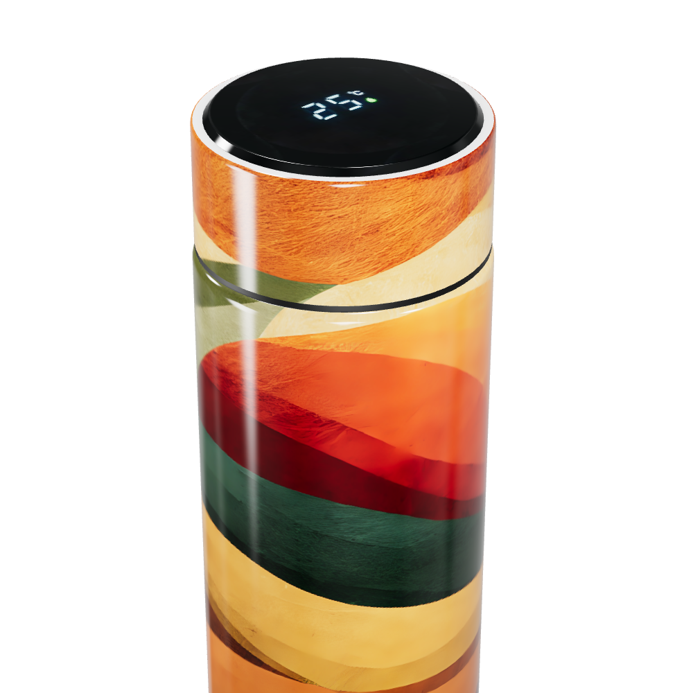 Garrafa Térmica Touch - Estampa Colorida