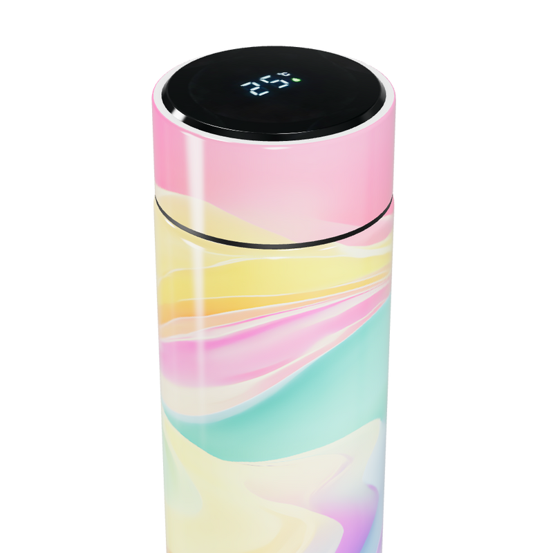 Garrafa Térmica Touch - Colorida com Display Digital