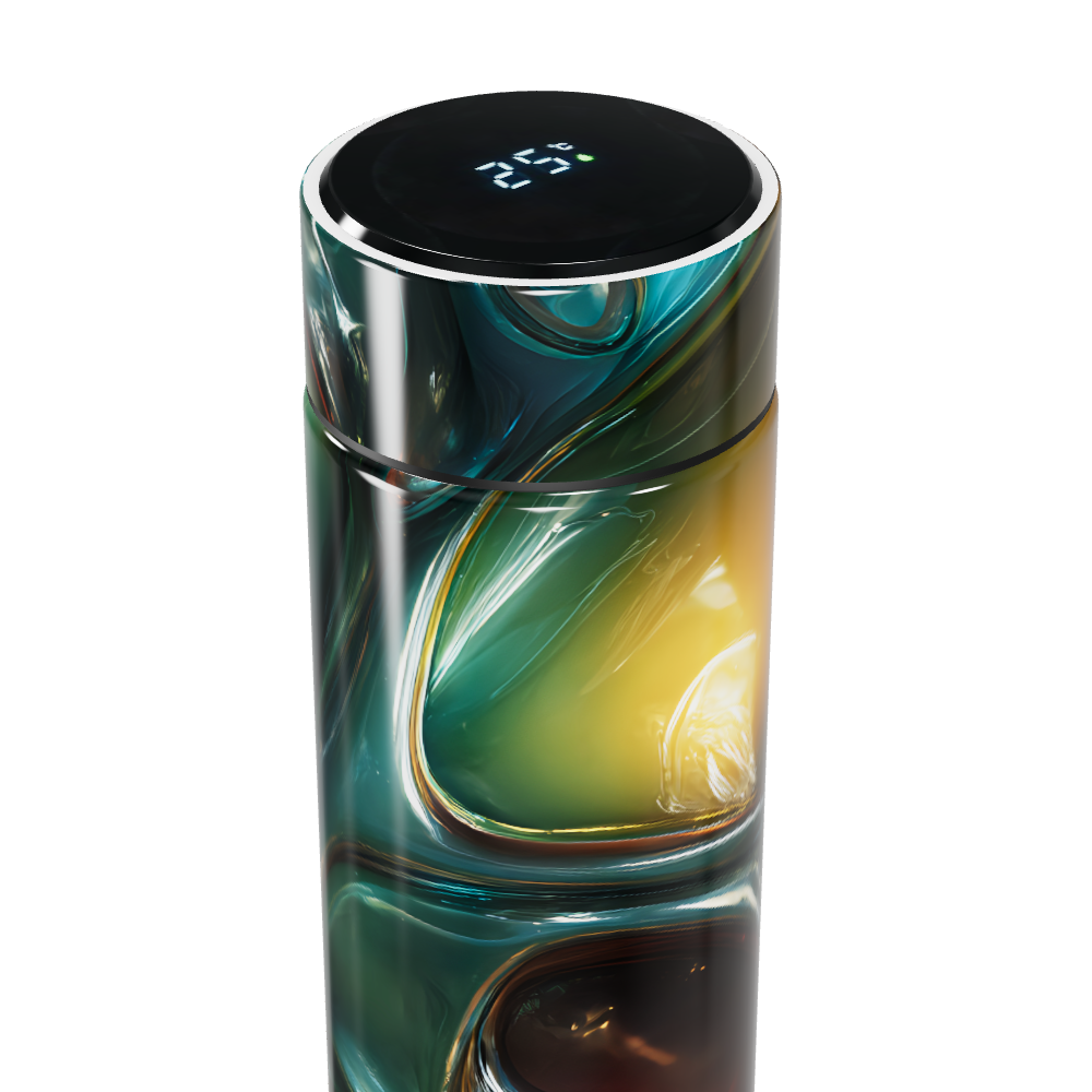 Garrafa Térmica Touch - Colorida com Display Digital