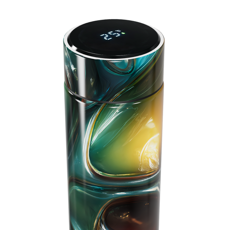 Garrafa Térmica Touch - Colorida com Display Digital