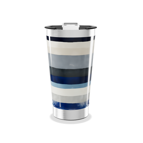 Copo Térmico - Listras Multicoloridas