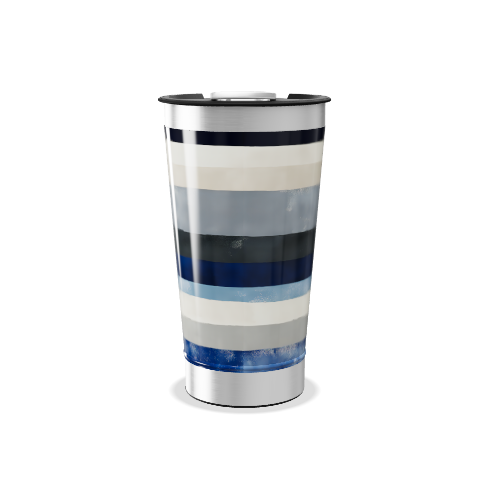 Copo Térmico - Listras Multicoloridas