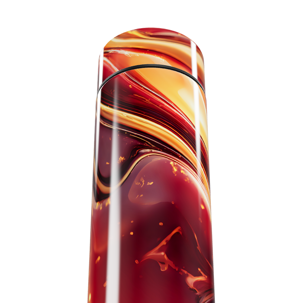 Garrafa Térmica Touch Estampa Abstrata LED