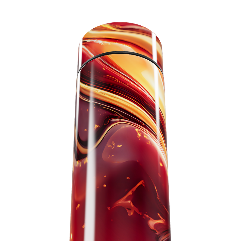 Garrafa Térmica Touch Estampa Abstrata LED