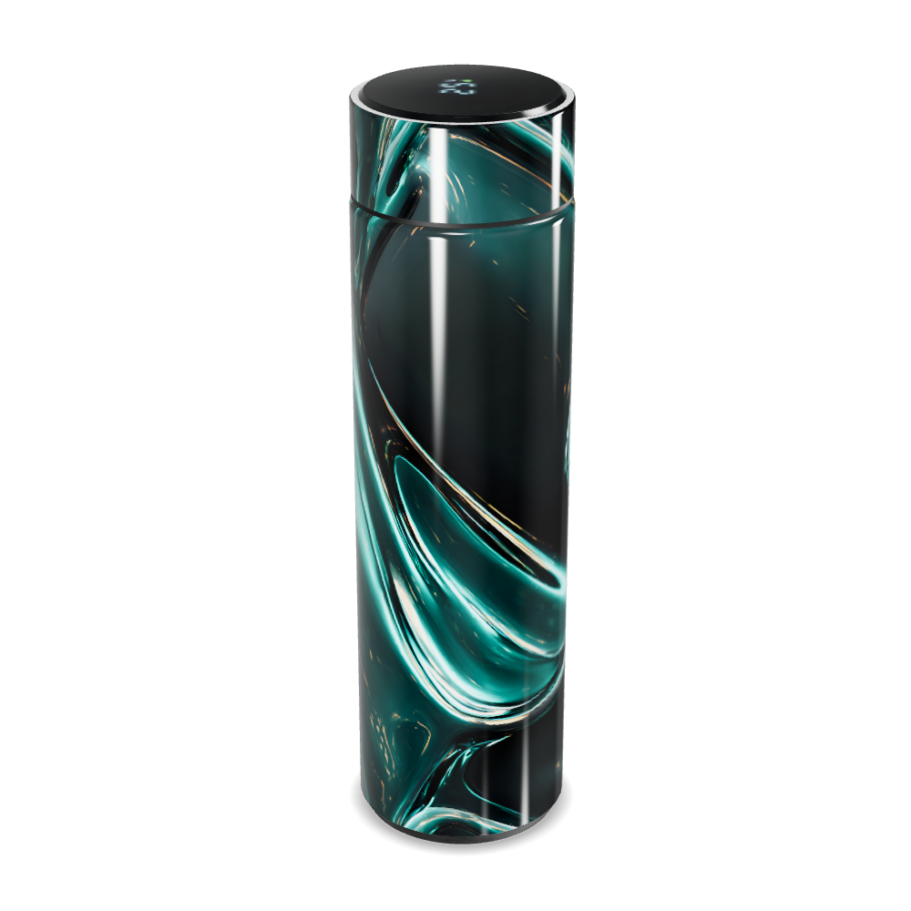 Garrafa Térmica Touch - Design Azul Vidro