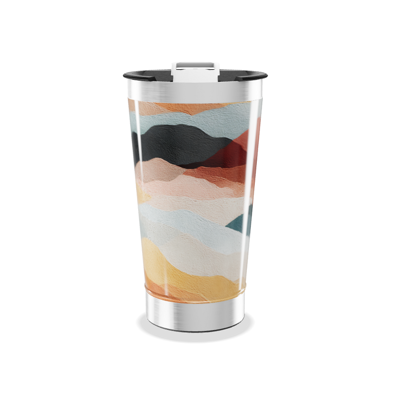 Copo Térmico - Estampa Colorida Aço Inox