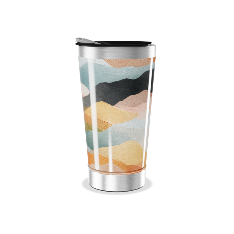 Copo Térmico - Estampa Colorida Aço Inox