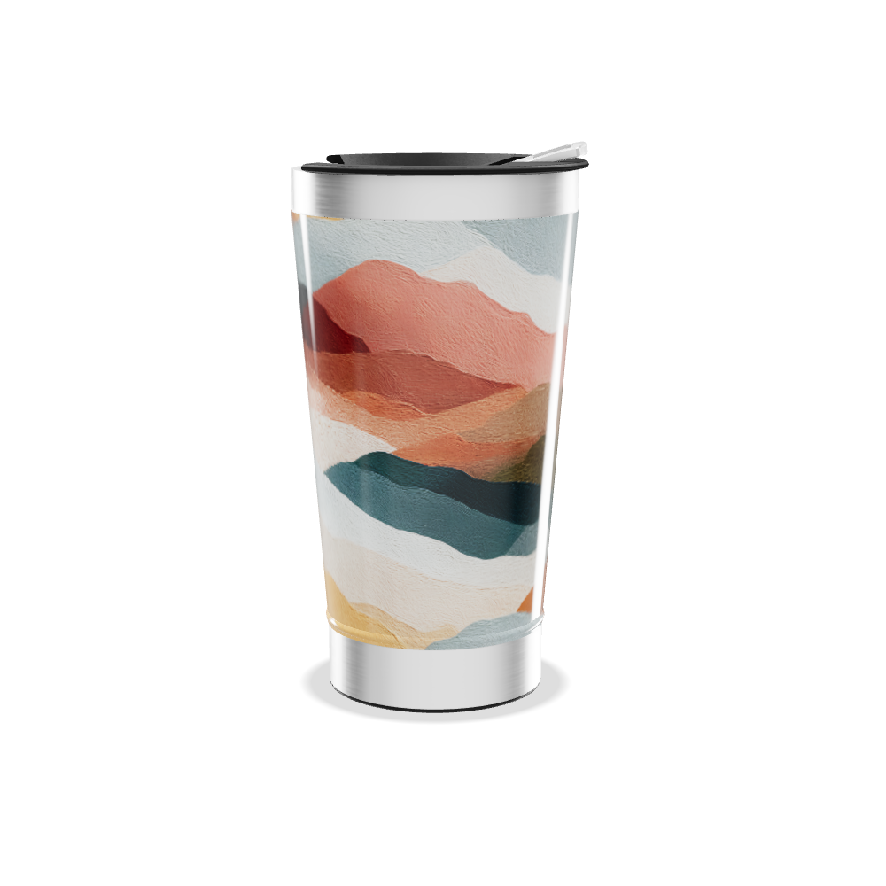 Copo Térmico - Estampa Colorida Aço Inox