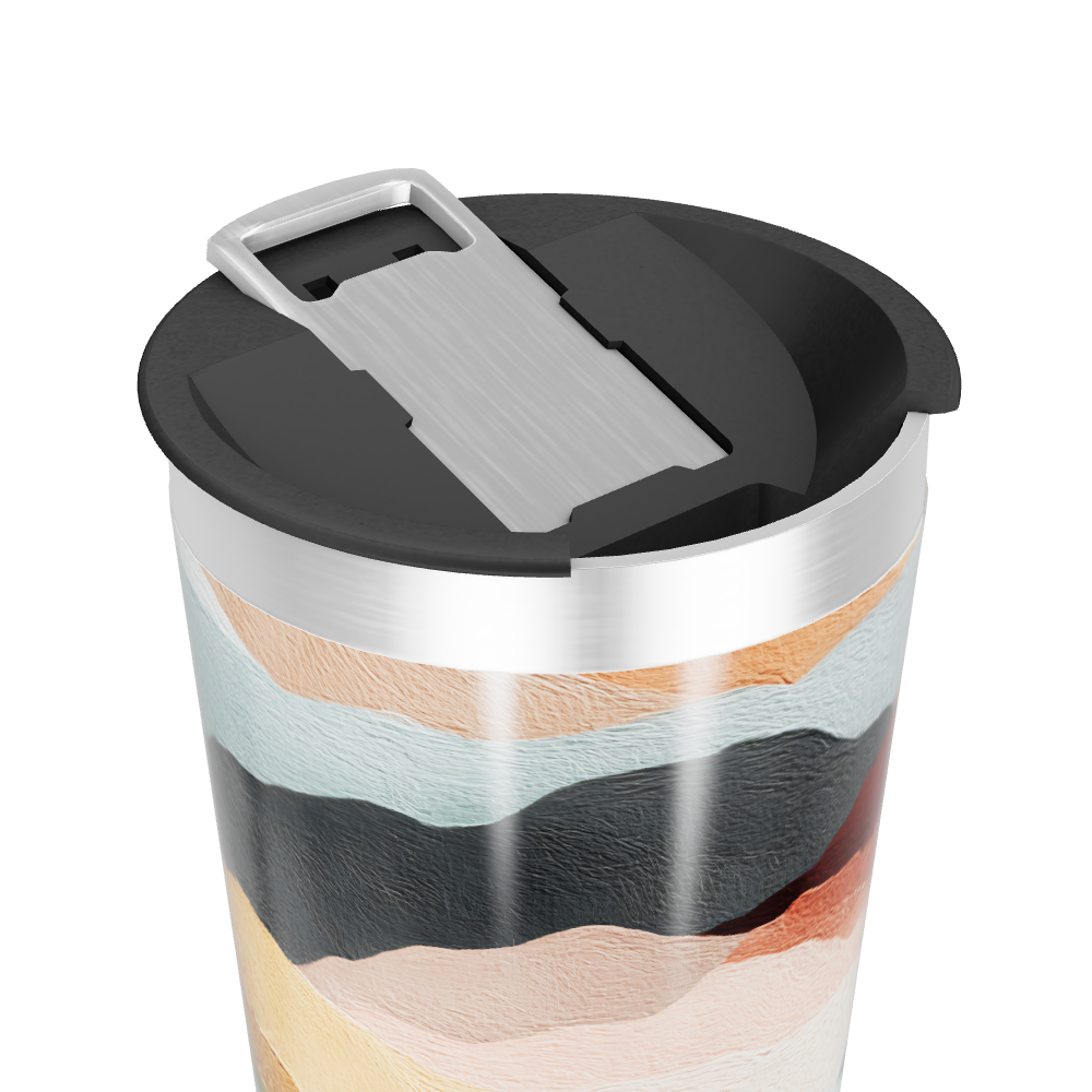 Copo Térmico - Estampa Colorida Aço Inox