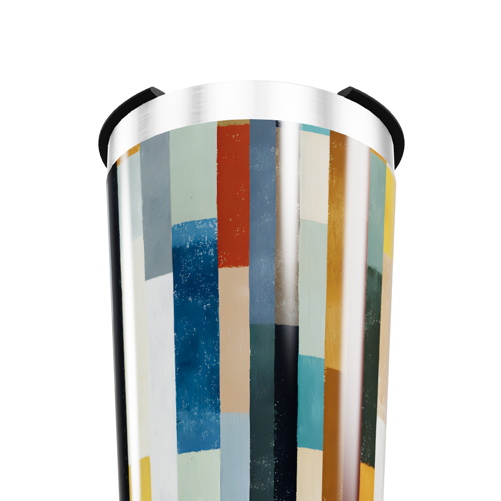 Copo Térmico - Estampa Colorida Retangular