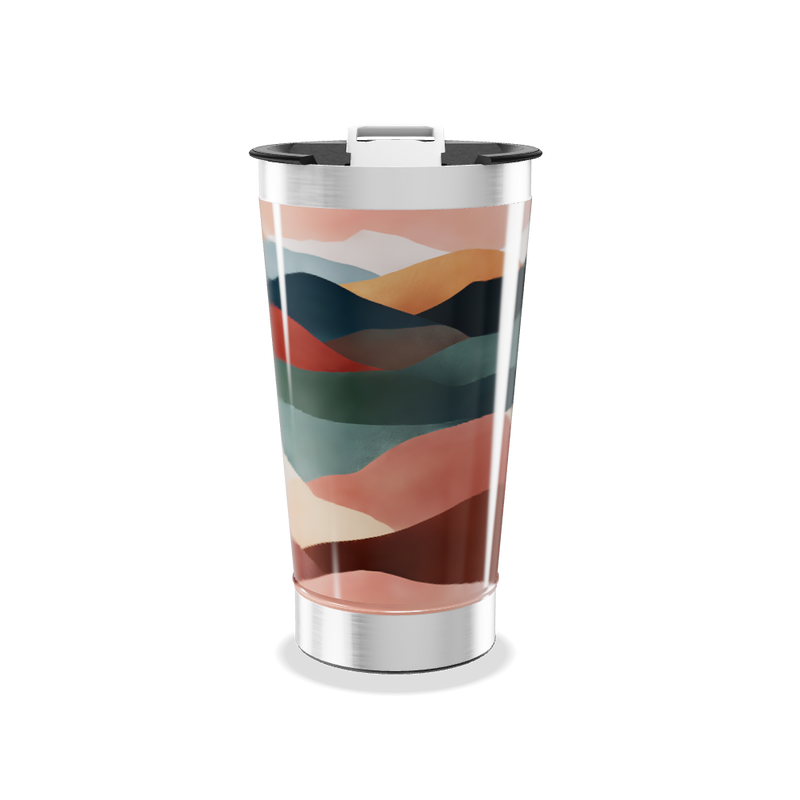 Copo Térmico - Estampa Montanhas Coloridas