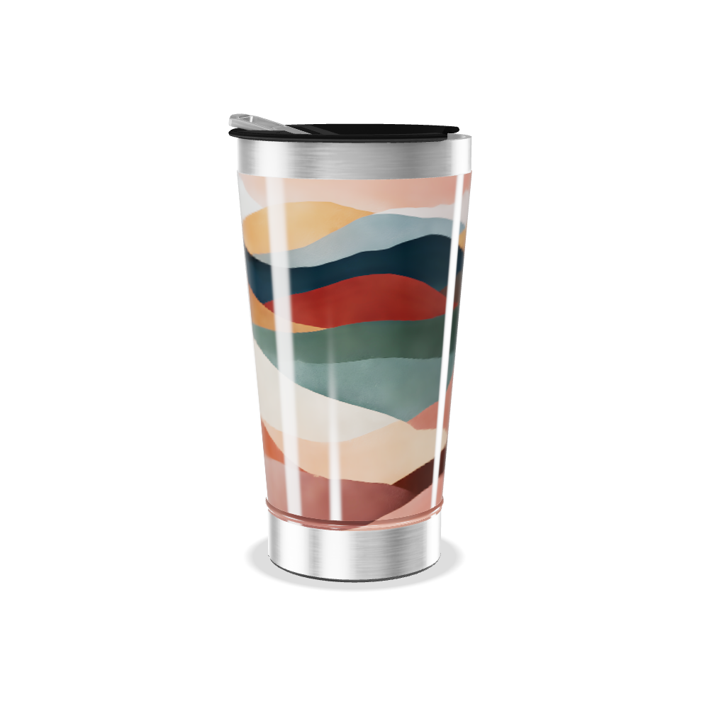 Copo Térmico - Estampa Montanhas Coloridas